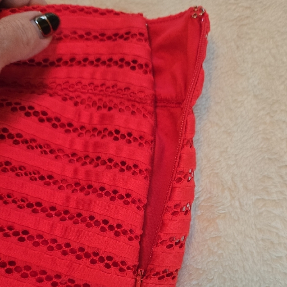 Express Sz 00 A-Line Mini Pleats Mesh LUXURY STYLE BANGER SEE PICS Dior Double! - Picture 8 of 11